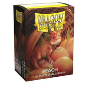 Dragon Shield Sleeves Dual Matte Peach 100ct - Accessoire