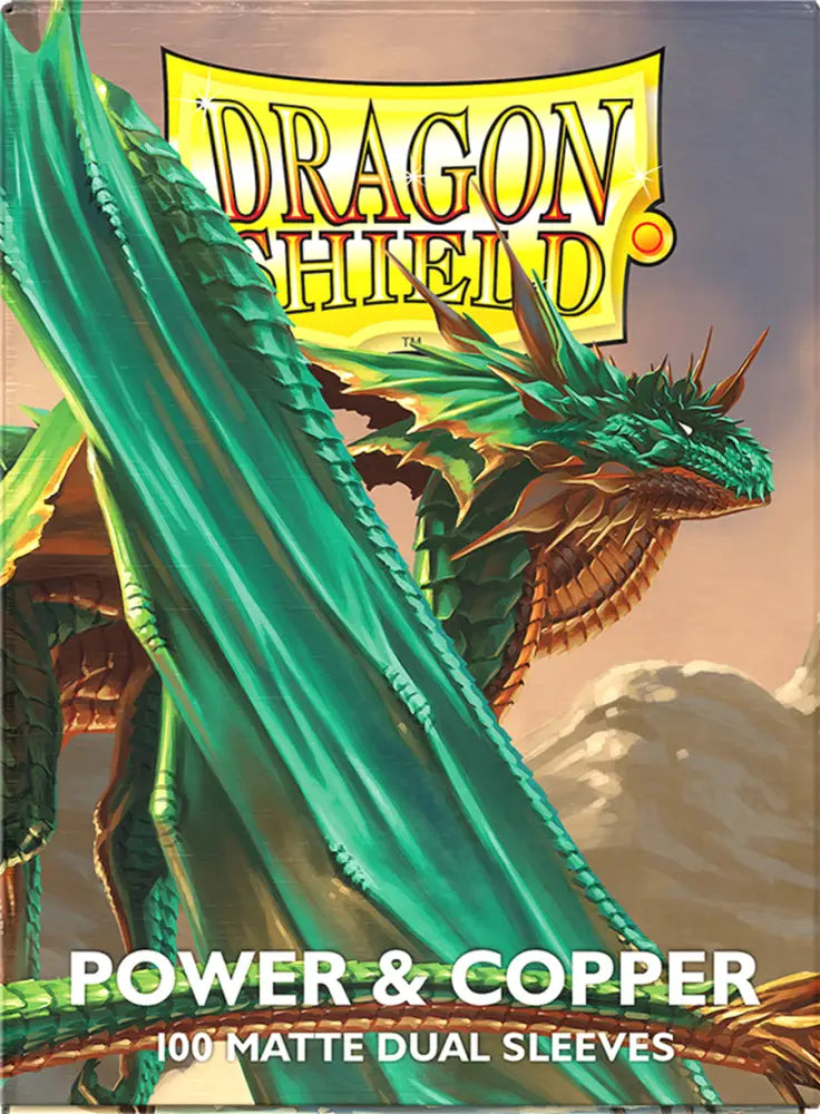 Dragon Shield Sleeves Dual Matte Power and Copper 100ct - Accessoire