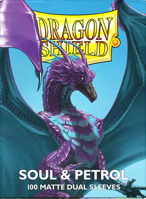 Dragon Shield Sleeves Dual Matte Soul and Petrol 100ct - Accessoire