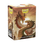 Dragon Shield Sleeves Dual Matte Wood Snake 2025 100ct - Accessoire