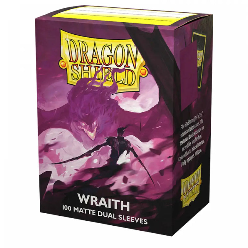 Dragon Shield Sleeves Dual Matte Wraith 100ct - Accessoire