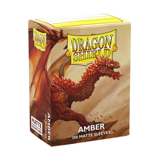 Dragon Shield Sleeves Matte Amber 100ct - Accessoire
