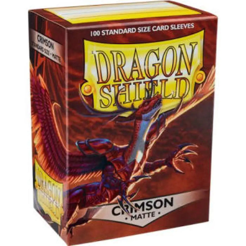 Dragon Shield Sleeves Matte Crimson 100ct - Accessoire