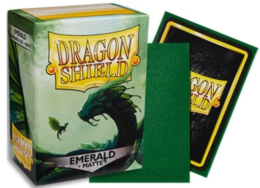 Dragon Shield Sleeves Matte Emerald 100ct - Accessoire