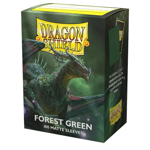 Dragon Shield Sleeves Matte Forest Green 100ct - Accessoire