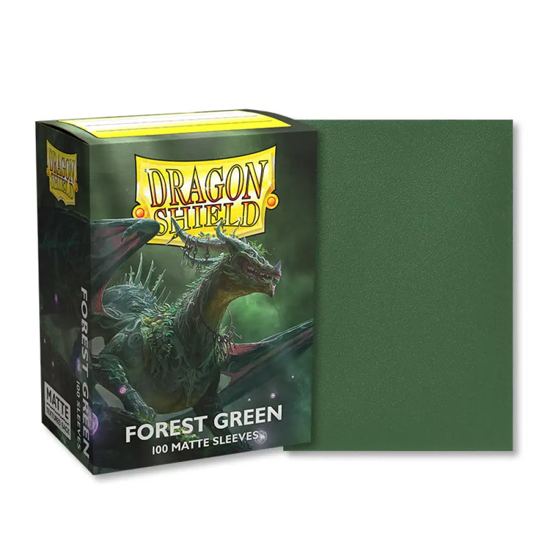 Dragon Shield Sleeves Matte Forest Green 100ct - Accessoire
