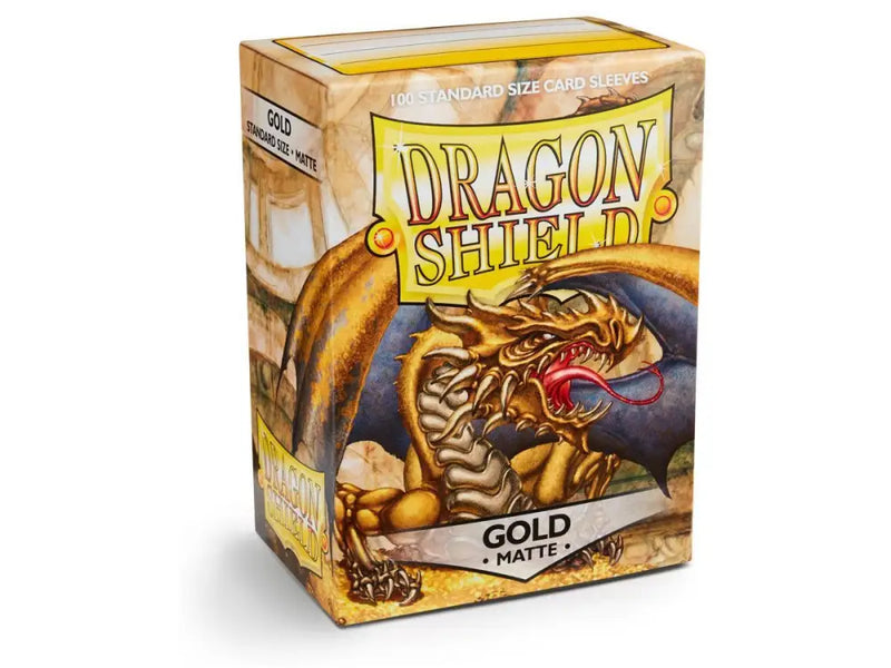 Dragon Shield Sleeves Matte Gold 100ct - Accessoire