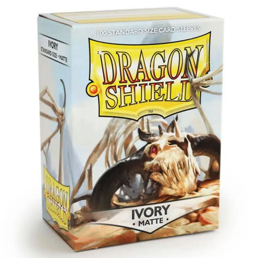 Dragon Shield Sleeves Matte Ivory 100ct - Accessoire