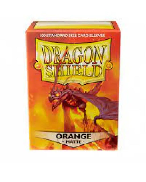 Dragon Shield Sleeves Matte Orange 100ct - Accessoire