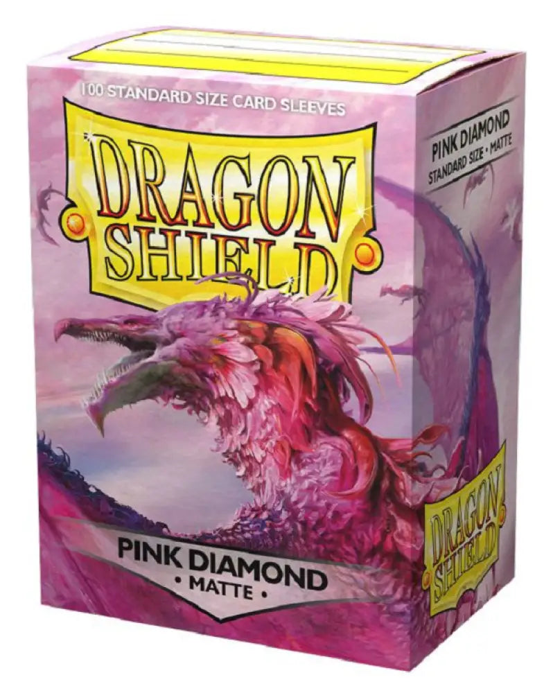 Dragon Shield Sleeves Matte Pink Diamond 100ct - Accessoire