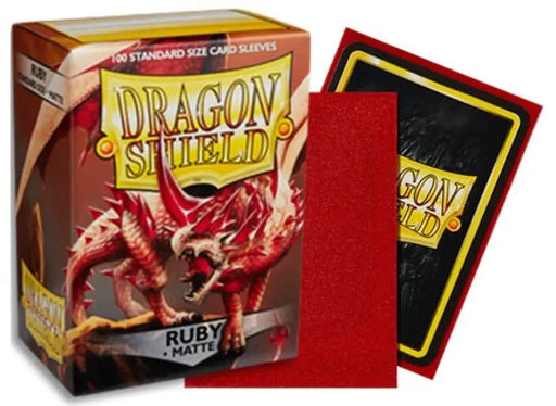 Dragon Shield Sleeves Matte Ruby 100ct - Accessoire