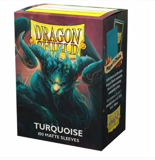 Dragon Shield Sleeves Matte Turquoise 100ct - Accessoire