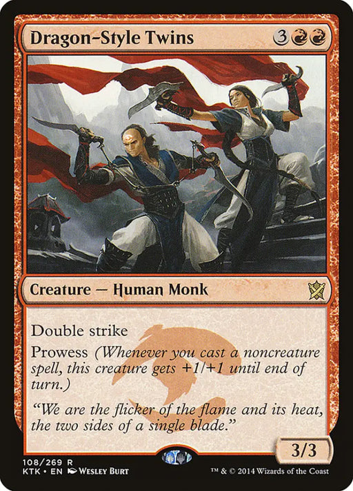 Dragon-Style Twins [Khans of Tarkir] - MTG Single
