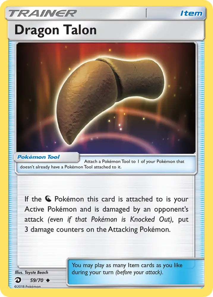 Dragon Talon (59/70) [Sun & Moon: Dragon Majesty] - Pokemon Single