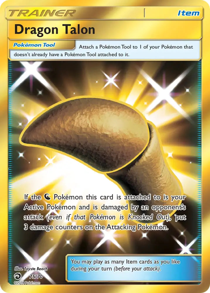 Dragon Talon (75/70) [Sun & Moon: Dragon Majesty] - Pokemon Single