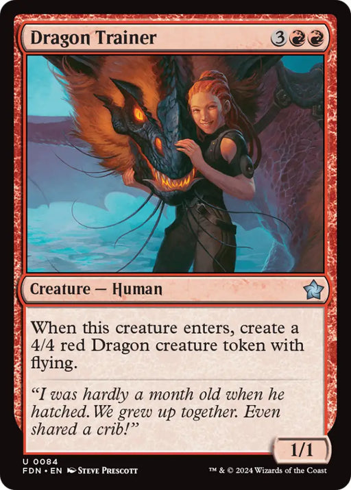Dragon Trainer [Foundations] - MTG Single