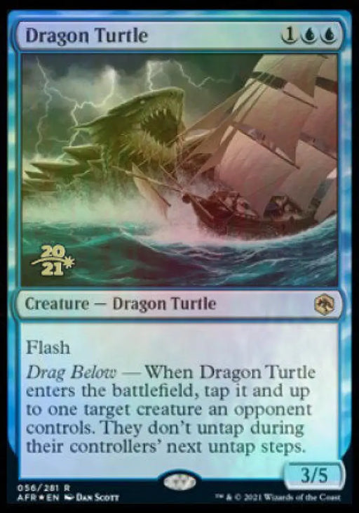 Dragon Turtle [Dungeons & Dragons: Adventures in the Forgotten Realms Prerelease Promos] - MTG Single