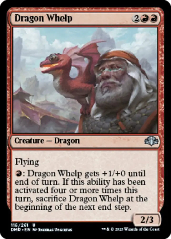 Dragon Whelp [Dominaria Remastered] - MTG Single