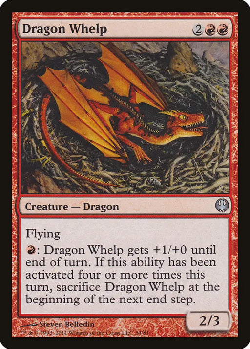 Dragon Whelp [Duel Decks: Knights vs. Dragons] - MTG Single