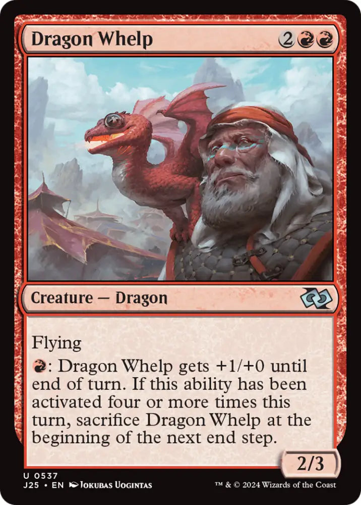 Dragon Whelp [Foundations Jumpstart] - MTG Single