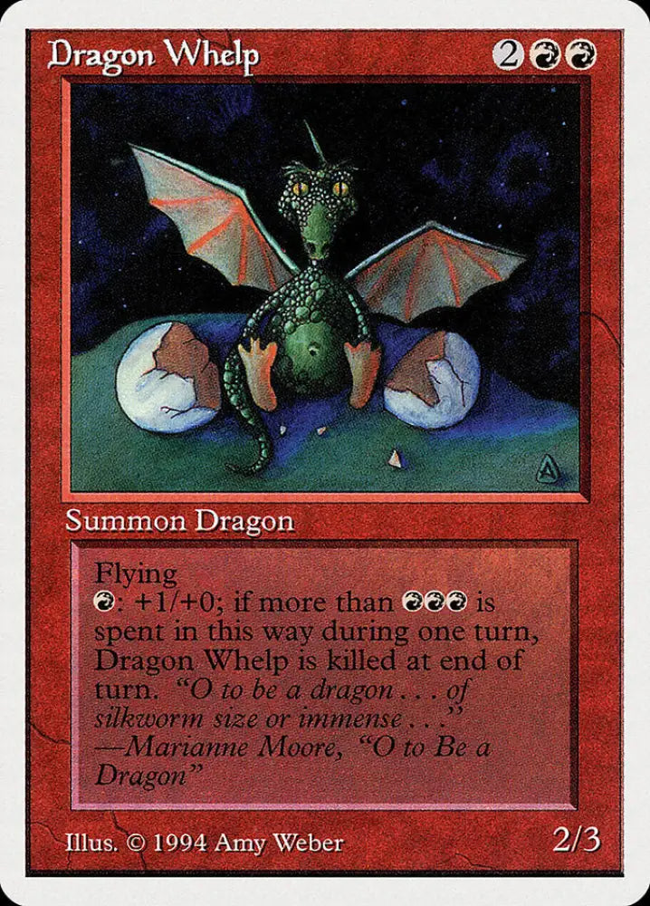 Dragon Whelp [Summer Magic / Edgar] - MTG Single