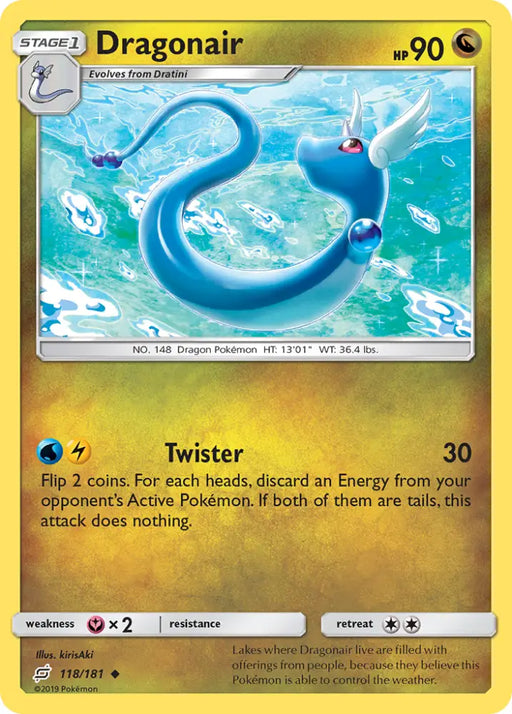 Dragonair (118/181) [Sun & Moon: Team Up] - Pokemon Single