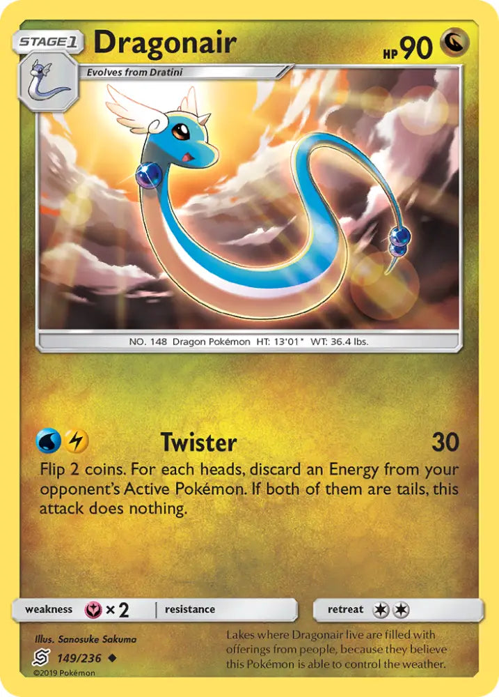 Dragonair (149/236) [Sun & Moon: Unified Minds] - Pokemon Single