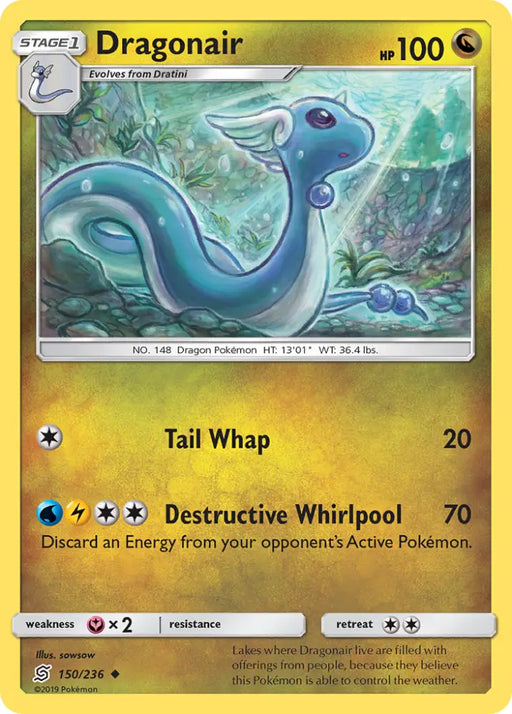 Dragonair (150/236) [Sun & Moon: Unified Minds] - Pokemon Single
