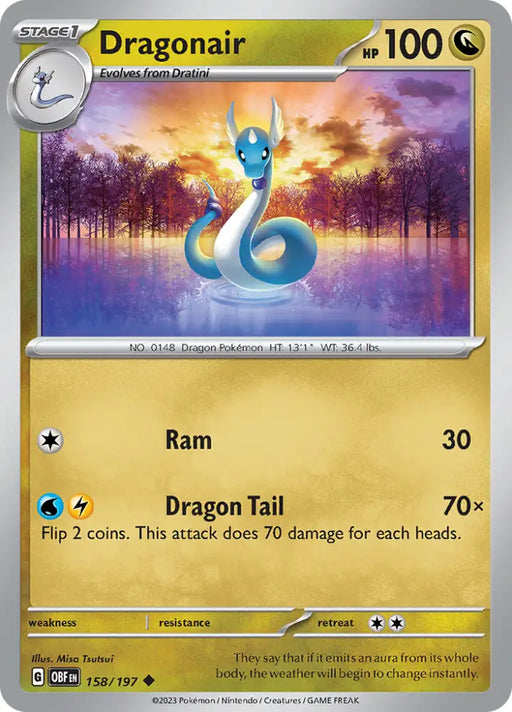 Dragonair (158/197) [Scarlet & Violet: Obsidian Flames] - Pokemon Single