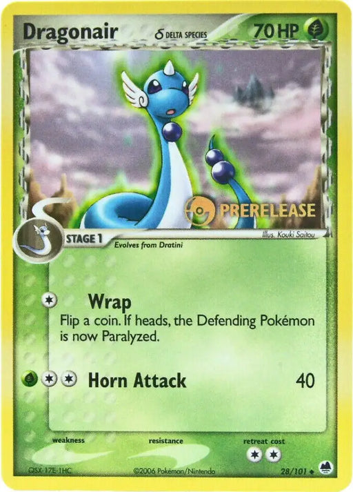 Dragonair (28/101) (Prerelease) [EX: Dragon Frontiers] - Pokemon Single