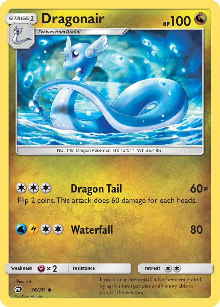 Dragonair (36/70) [Sun & Moon: Dragon Majesty] - Pokemon Single