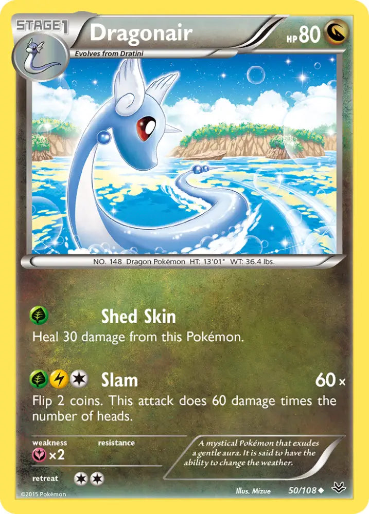 Dragonair (50/108) [XY: Roaring Skies] - Pokemon Single