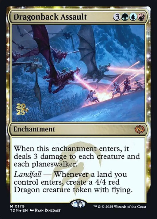 Dragonback Assault (179s) [Tarkir: Dragonstorm Promos]