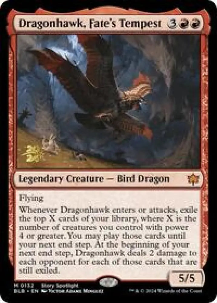 Dragonhawk, Fate's Tempest (132) [Prerelease Cards]