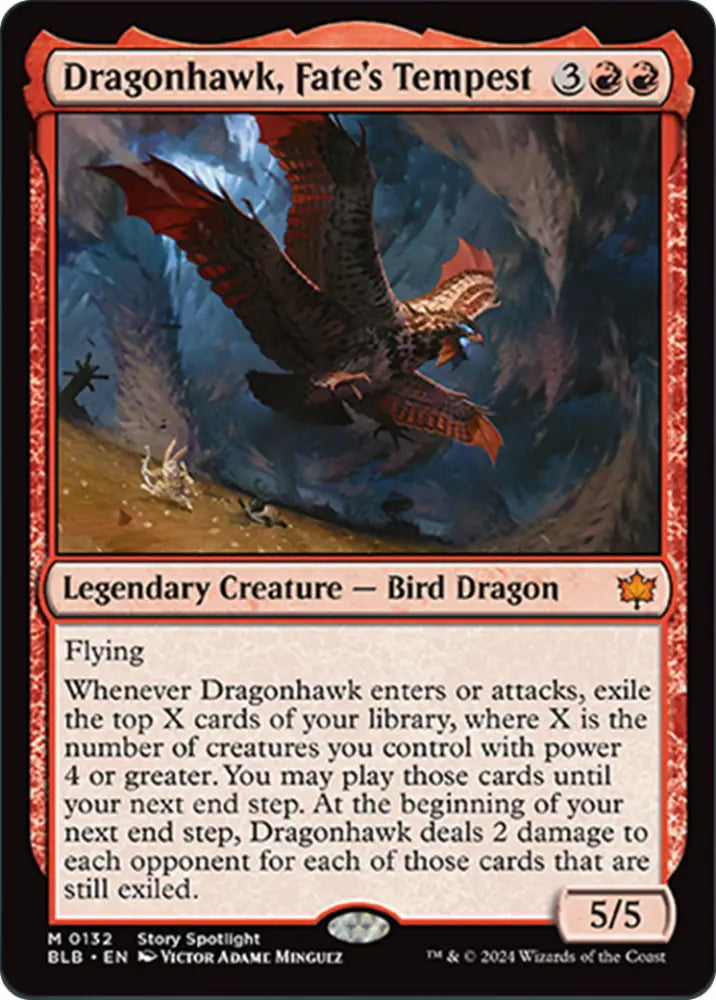Dragonhawk Fate’s Tempest [Bloomburrow] - MTG Single