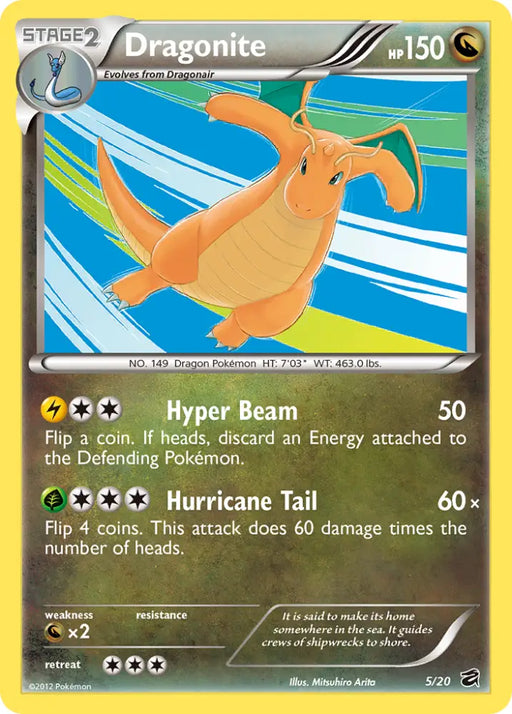 Dragonite (5/20) [Black & White: Dragon Vault] - Pokemon Single