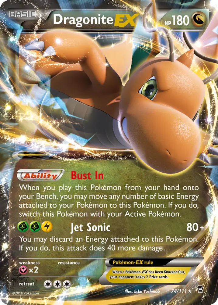 Dragonite EX (74/111) [XY: Furious Fists] - Pokemon Single
