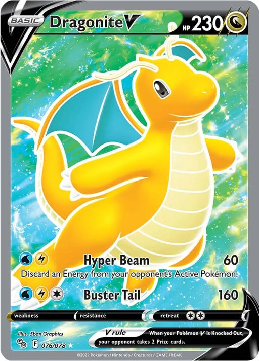 Dragonite V (076/078) [Pokémon GO] - Pokemon Single
