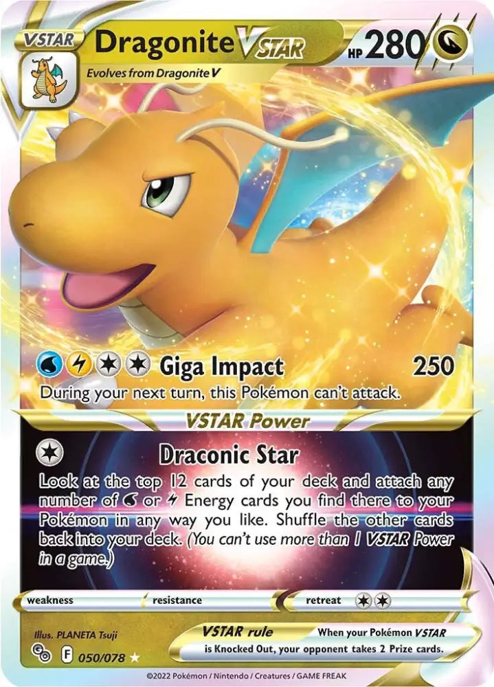 Dragonite VSTAR (050/078) [Pokémon GO] - Pokemon Single
