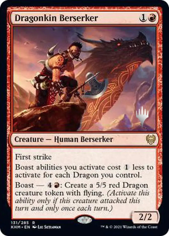 Dragonkin Berserker (Promo Pack) [Kaldheim Promos] - MTG Single