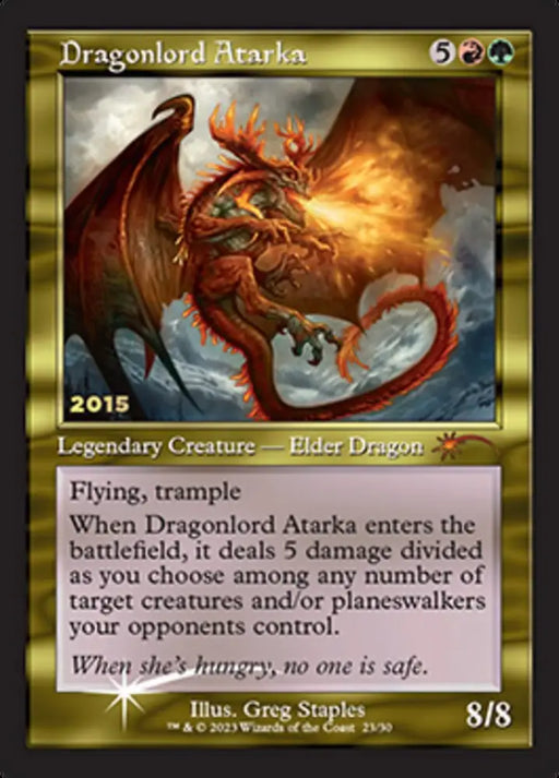 Dragonlord Atarka [30th Anniversary Promos] - MTG Single