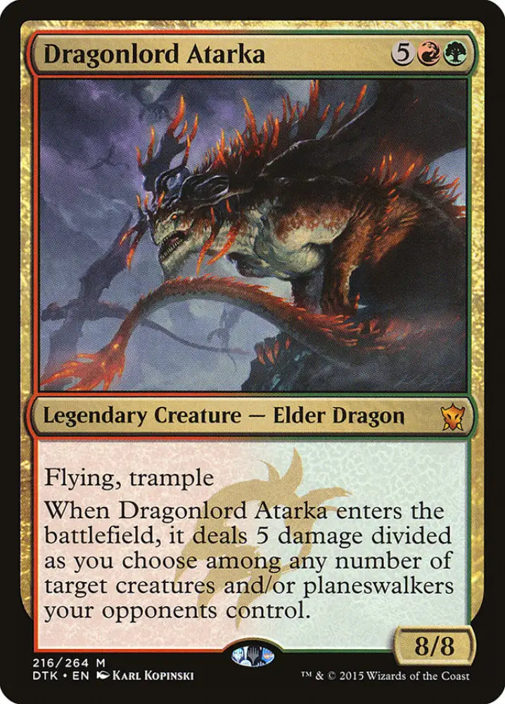 Dragonlord Atarka [Dragons of Tarkir] - MTG Single