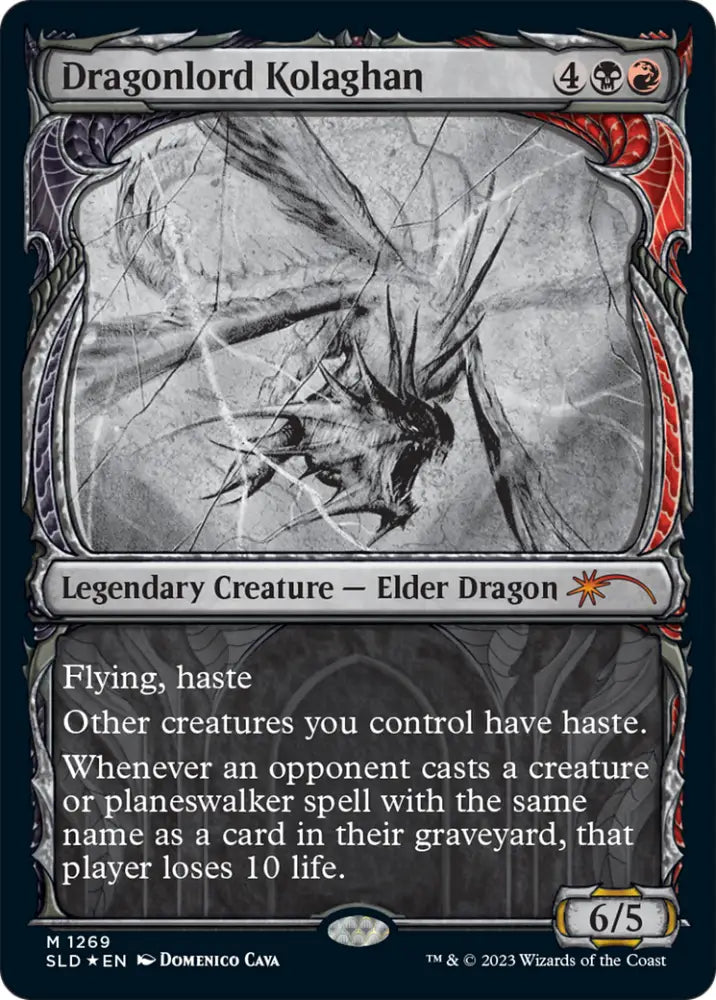 Dragonlord Kolaghan (Halo Foil) [Secret Lair Drop Series] - MTG Single