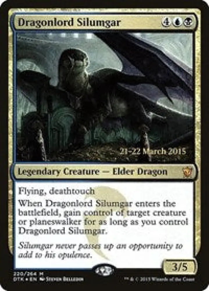 Dragonlord Silumgar (220) [Prerelease Cards]