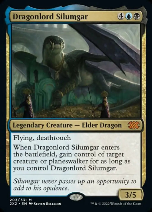 Dragonlord Silumgar [Double Masters 2022] - MTG Single
