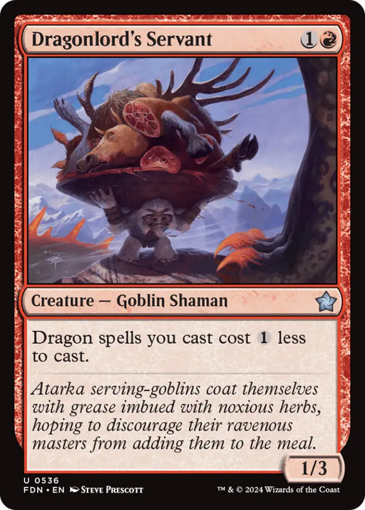 Dragonlord’s Servant [Foundations] - MTG Single