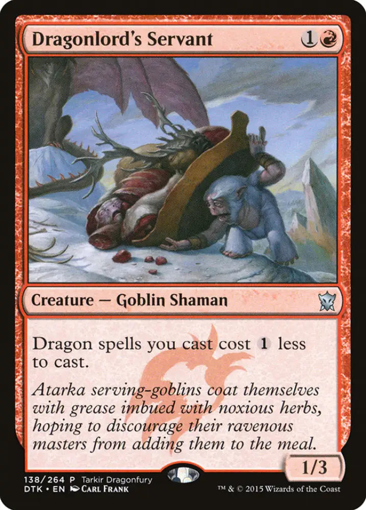 Dragonlord’s Servant [Tarkir Dragonfury] - MTG Single
