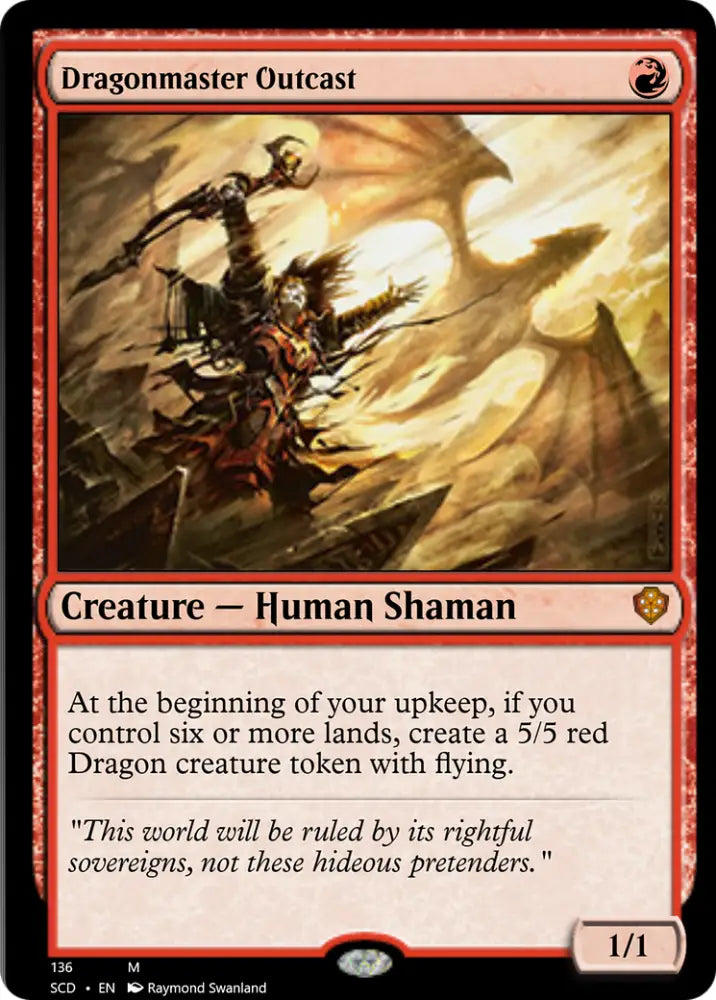 Dragonmaster Outcast [Starter Commander Decks] - MTG Single