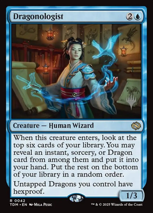 Dragonologist (42p) [Tarkir: Dragonstorm Promos]