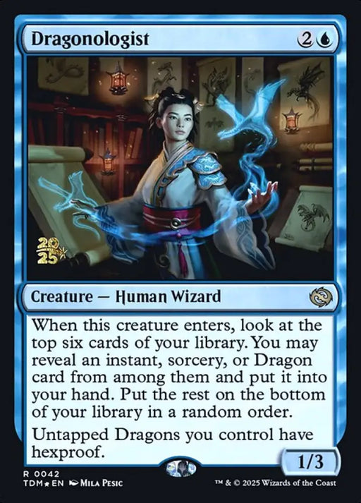 Dragonologist (42s) [Tarkir: Dragonstorm Promos]